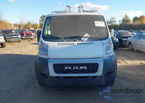 2022 Ram Promaster 1500 Low Roof 136 Wb from USA, damaged, VIN 3C6LRVAG0NE115697
